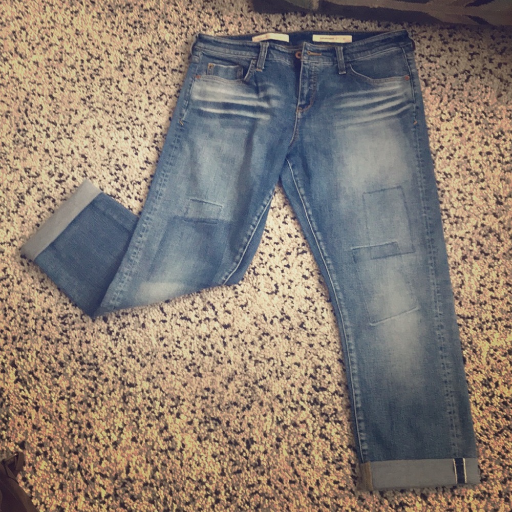 Anthropologie Pilcro Slim Boyfriend Jeans